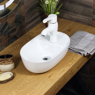 Накладная раковина Melana 78352-805 42см белый